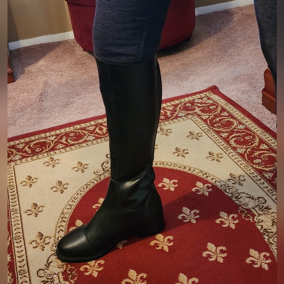 Horze tall Equestrian Black Boots 7.5 - Picture 13 of 13
